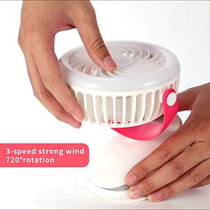 Portable Operated Stroller Quiet Battery Charging Mini USB Rechargeable Clip Table Fan
