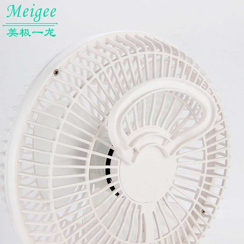 6inches portable folding rechargeable mini table hand fan, AC/DC lithium battery energy saving