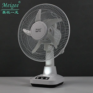12 inch rechargeable AC/DC  LED table fan