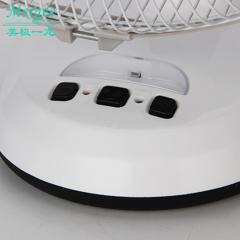 Solar mini fan equipped with LED microbeads wireless USB power supply, multi-functional rechargeable emergency fan