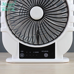 8 INCH RECHARGEABLE LED TABLE FAN