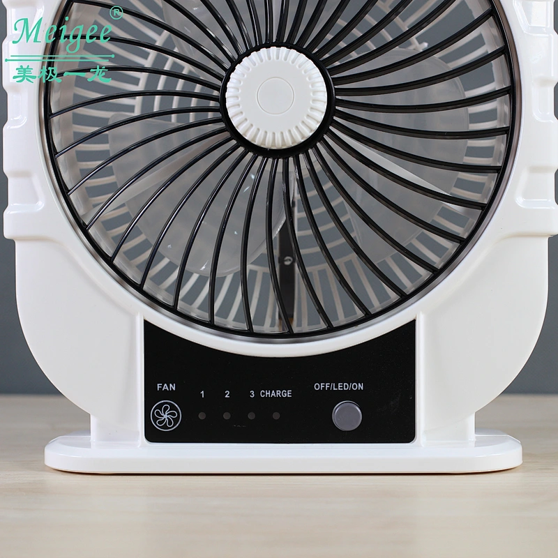 8 INCH RECHARGEABLE LED TABLE FAN