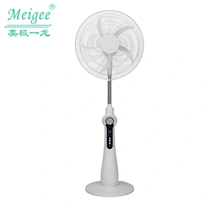 Rechargeable AC/DC stand fan 16 inch