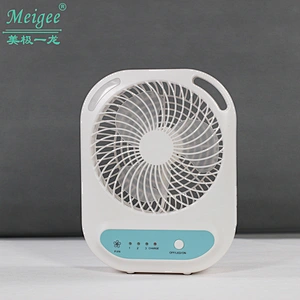 Rechargeable Fan with LED Light
