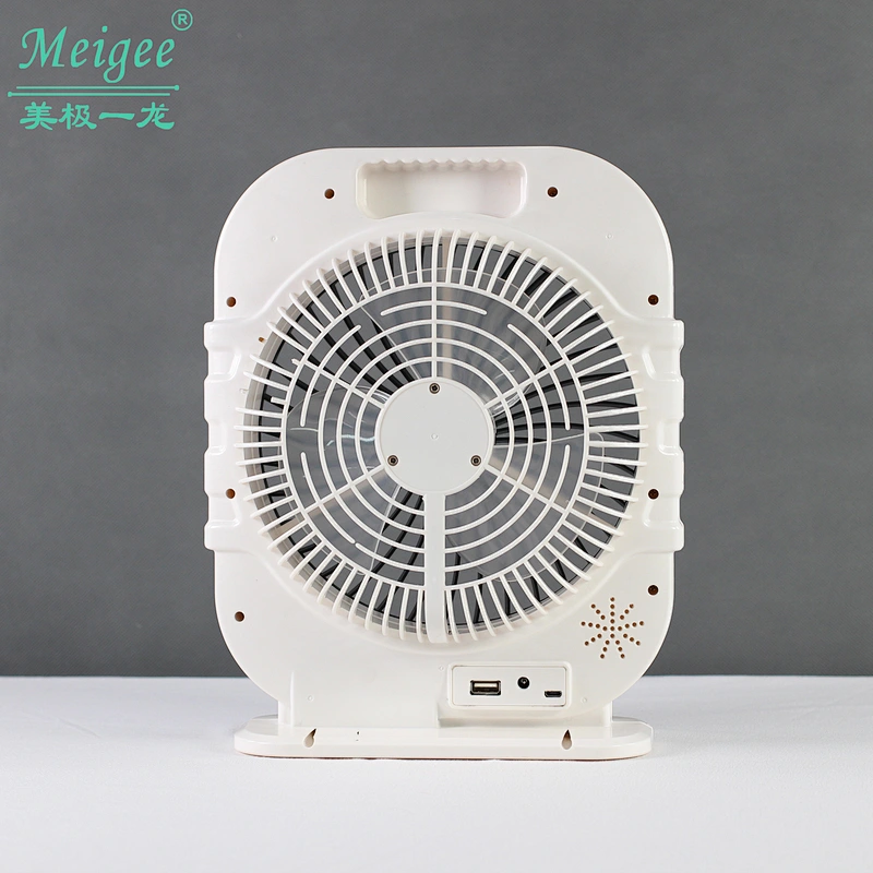 8 INCH RECHARGEABLE LED TABLE FAN
