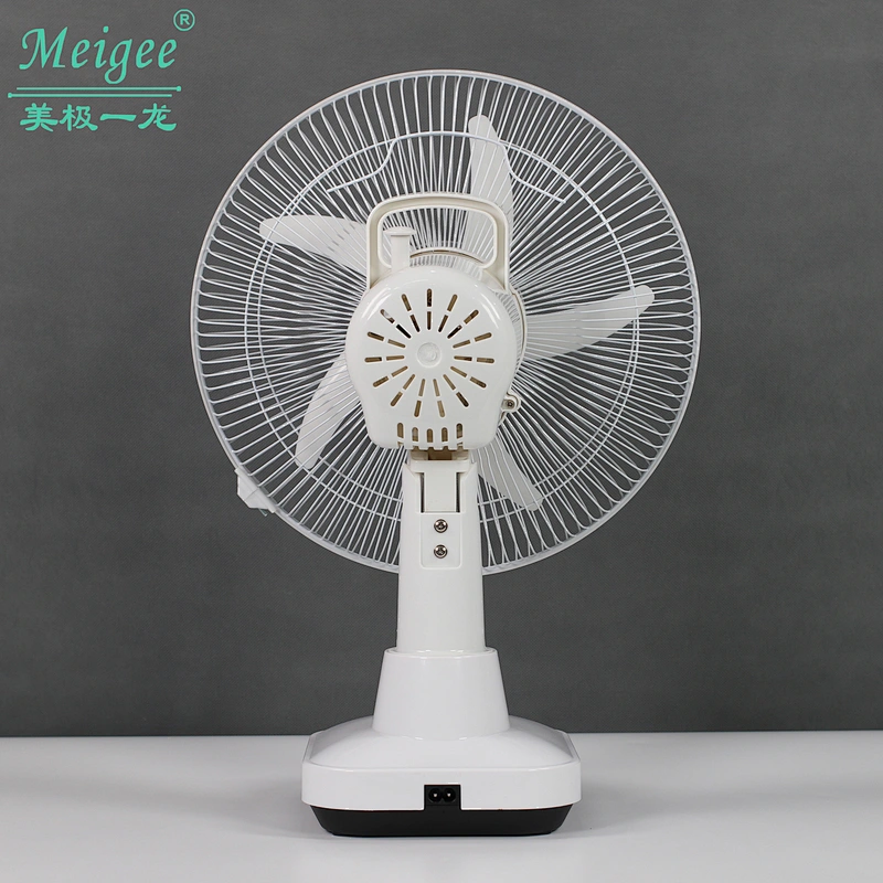 12 inch rechargeable AC/DC  LED table fan