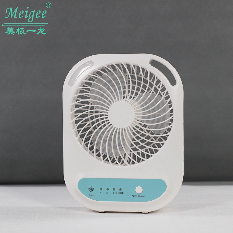 Rechargeable Fan with LED Light