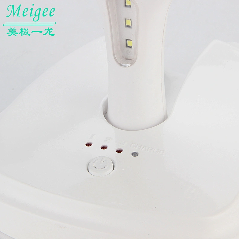 6inches portable folding rechargeable mini table hand fan, AC/DC lithium battery energy saving