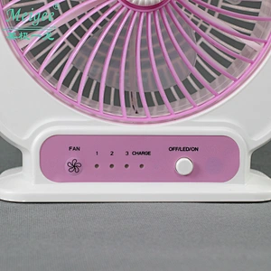 8 inch rechargeable LED mini table fan