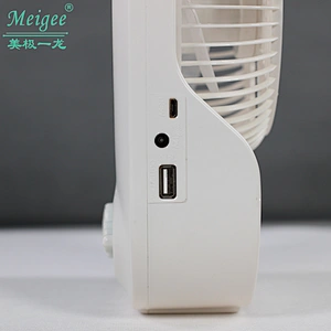 Rechargeable Fan with LED Light