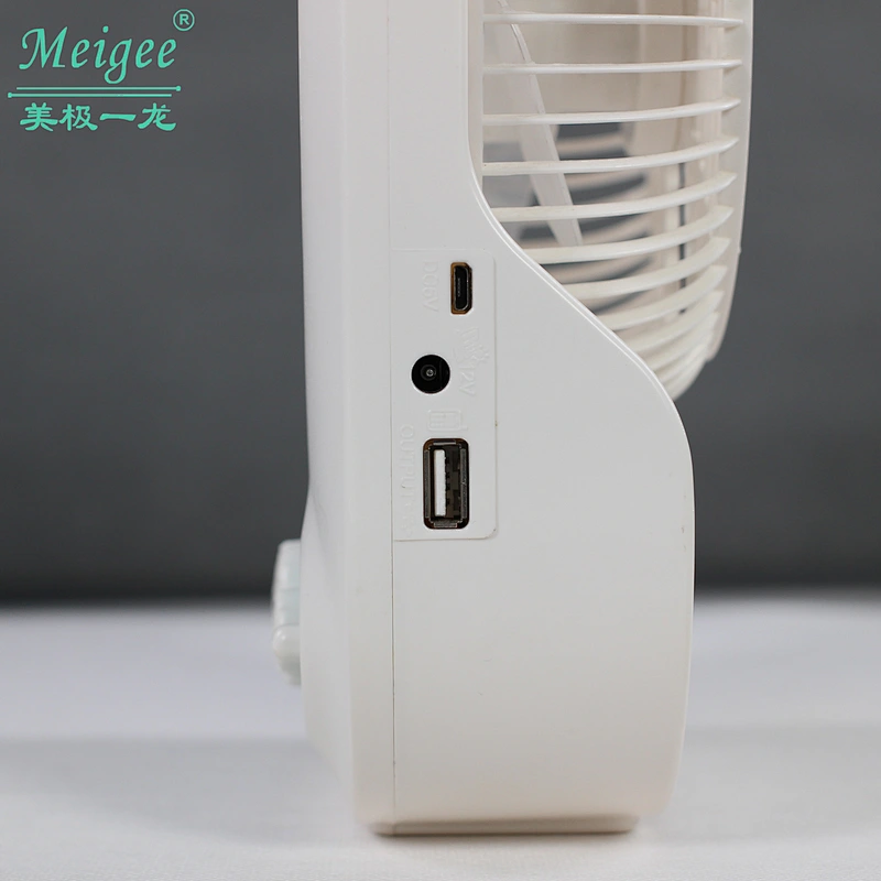 Rechargeable Fan with LED Light