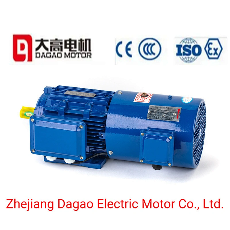 380 50Hz Synchronous Speed 1000r/600min(6poles) YEJ2 Series Electromagnetic Brake Three Phase Asynchronous Motor