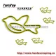 animal design bird shape PET coating steel wire paper clip