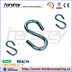 S shape stainless steel spring hooks