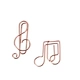 Fancy custom logo metal paper clips novelty paper clips