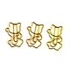 Cute Creative Hollow Paper Clip Stationery Material decorative paper clips jumbo Paper Metal Clip Office Supplies