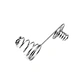 Hershey custom spring steel battery contact AA battery contact battery spring