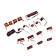 Small custom metal slinky springs OEM toy pcb high quality spiral stainless steel spring copper antenna springs