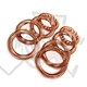 Circular Shape canted coil Spring stainless steel interlocking spring copper Garter Spring For Oil Seals
