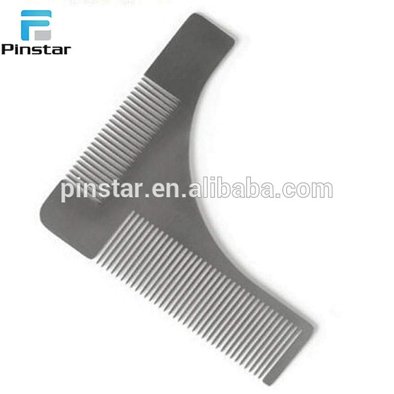 Fashion Stainless steel promotional gifts wholesale beard comb bottle opener