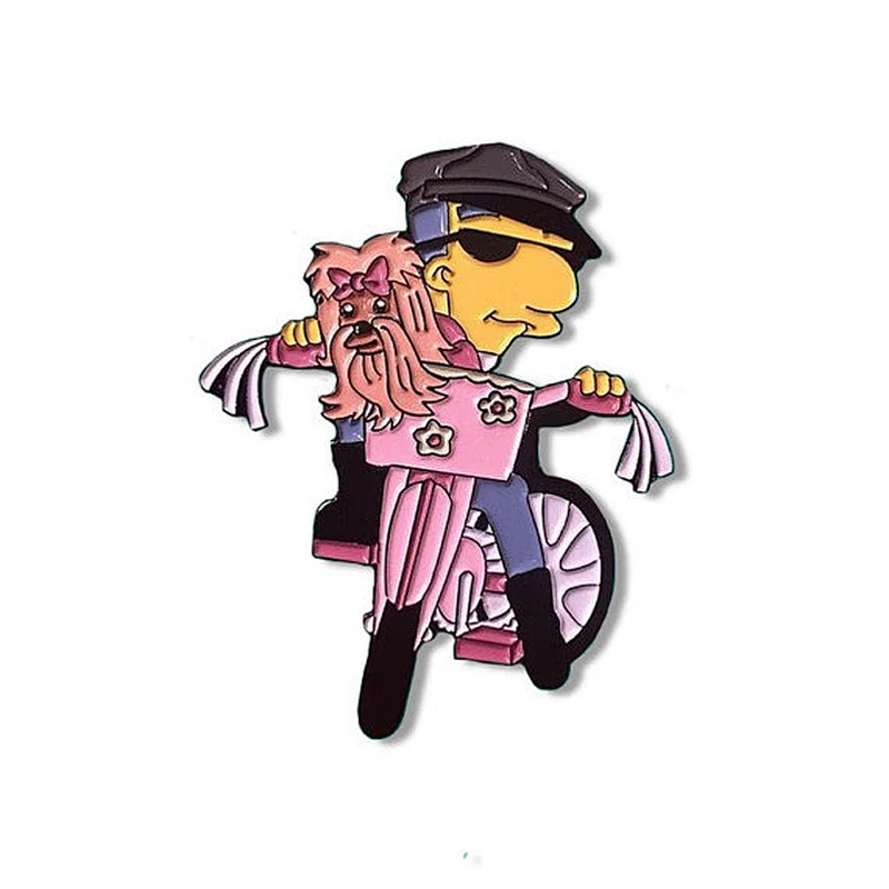 Custom cartoon different people image hard Enamel Lapel Pin