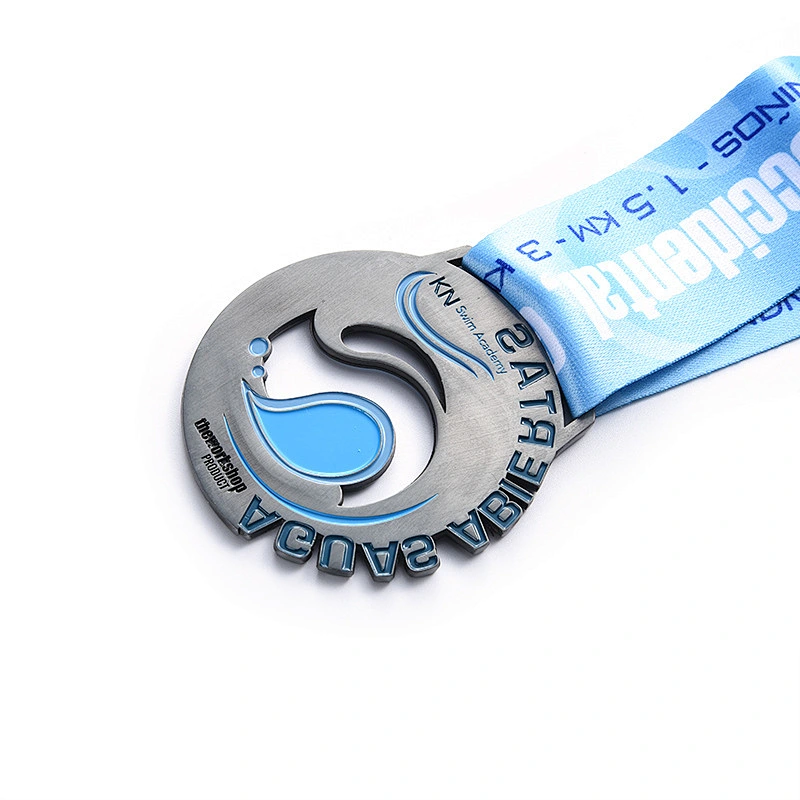 2018 high quality customized metal pin sports marathon medal
