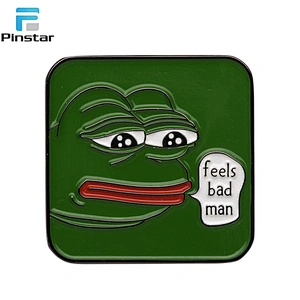 Custom cheap frog metal pin soft/hard enamel lapel pin manufacturer China
