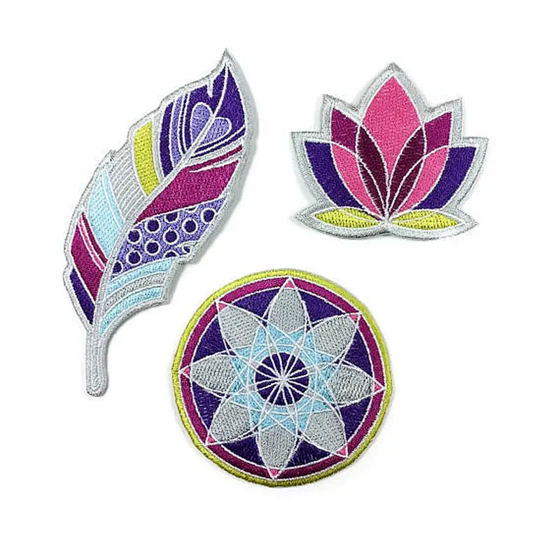 2018 Wholesale bike customized new design embroidery patches
