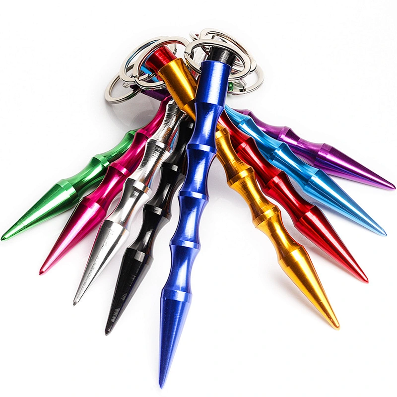 women tool portable products aluminum alloy Anti-Wolf self defense key chain keychain