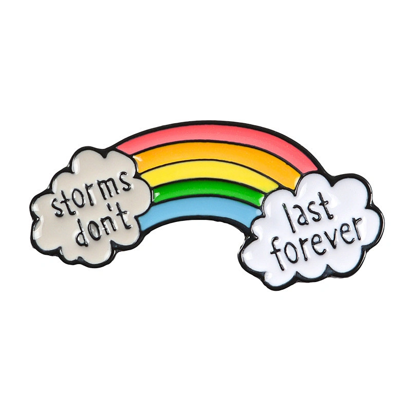 Factory Wholesale In Stock LGBT Pride Enamel Pin Gift Gay Pride Rainbow Metal Lapel Pins