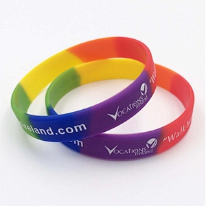 Colorful Eco-Friendly Rubber Custom Made Cheap Bracelet Silicone
