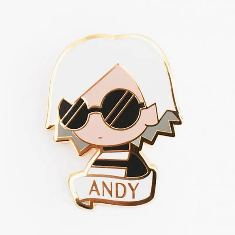 Custom cute bulk cartoon man Metal enamel Pins