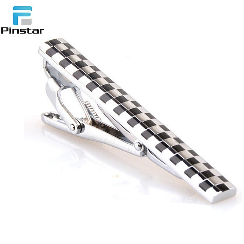 Promotional Stainless Steel Simple Skinny Silver Wholesale Tie Bar
