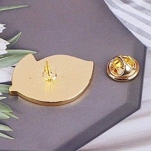 Factory Wholesale In Stock Custom Logo Letter Lapel Pins Fruit Lemon Pin Brooch