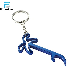 Custom Palm Tree Shape Colorful Aluminium Alloy Bottle Opener Metal Keychain