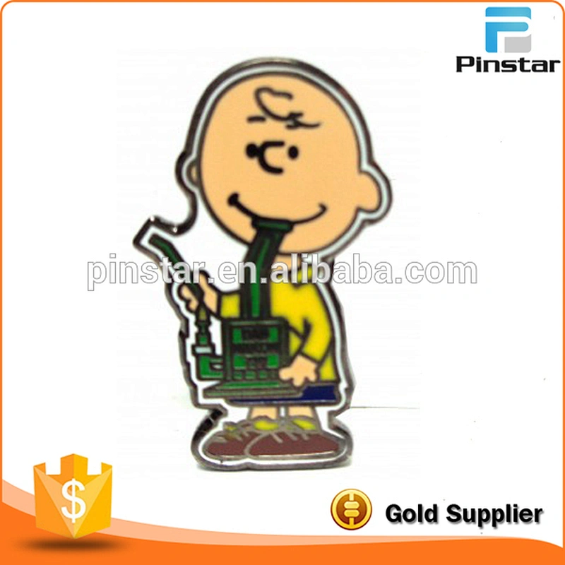 Custom Charlie Brown Dab Pin Label Bho 710 Hat pin