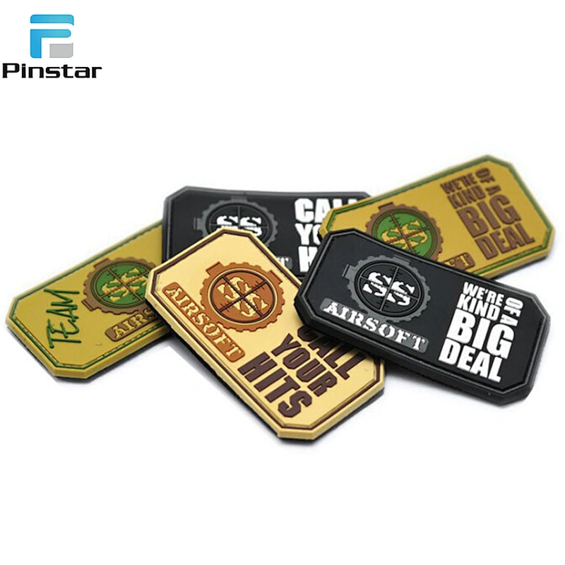 3D PVC Morale Tactical soft Rubber Custom PVC Patch