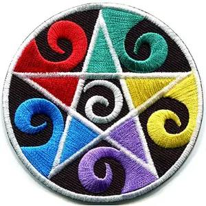 pentagram pentacle witchcraft custom iron on patches