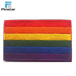LGBT Applique Embroidered Patch Gay Pride Lesbian Rainbow Flag Embroidered Patches