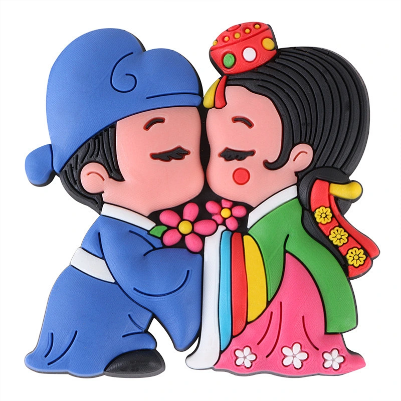 2018 promotional gifts Korean couple souvenir fridge magnet