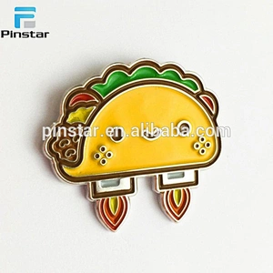 Free graphic design hard enamel soft enamel ping badge custom pin