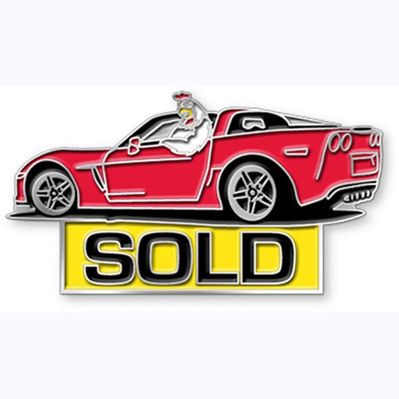 Metal crafts lapel pin badge custom car badge
