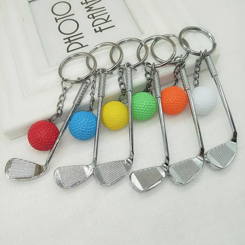 Wholesale Creative Golf Keychain Bag Pendant Golf Sports Activities Gift