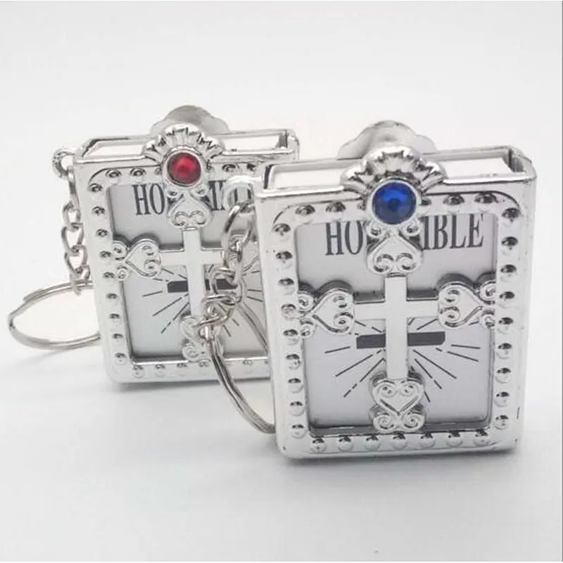 In Stock low MOQ wholesale Cross Bible key chain