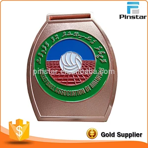 Cheap gold silver copper metal custom championship award medal / medals