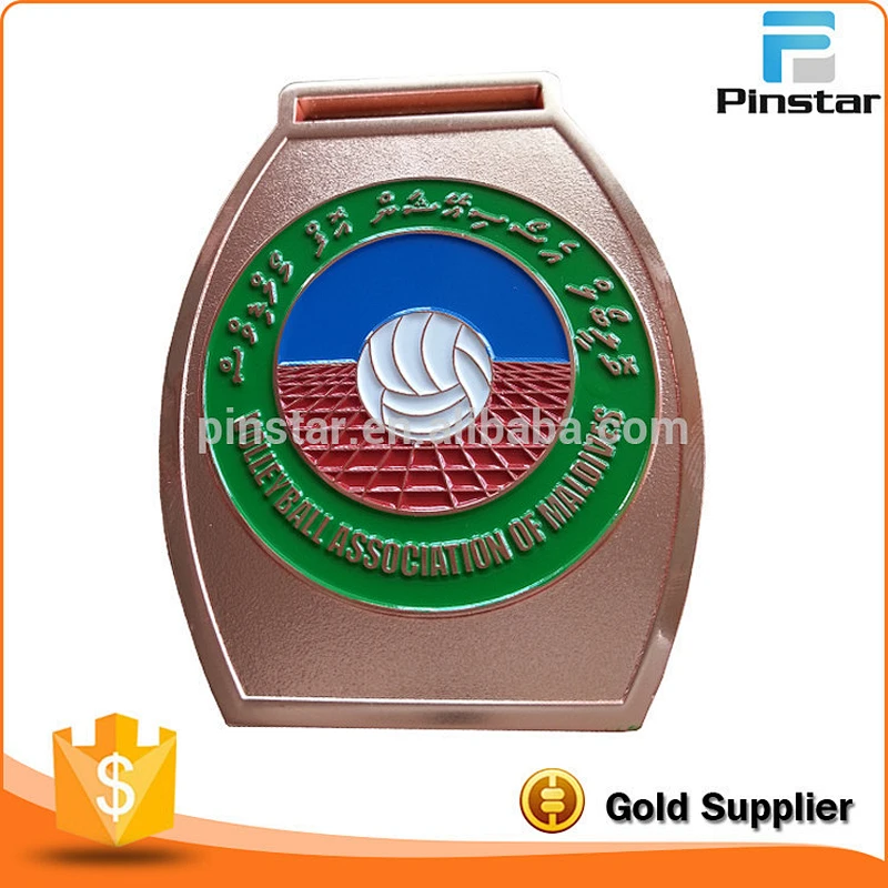Cheap gold silver copper metal custom championship award medal / medals