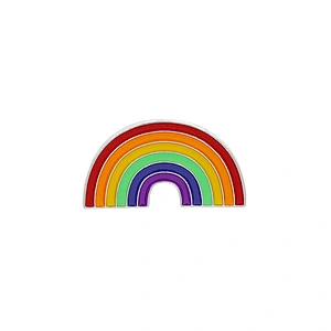 Colorful Custom Metal Rainbow Cloud Enamel Pin
