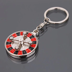 Customized 3D airplane metal key chain for wholesale
