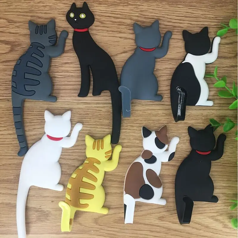 3d cats souvenir blank custom pvc magnet fridge magnet