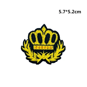 Wholesale cheap royal style custom embroidery patch